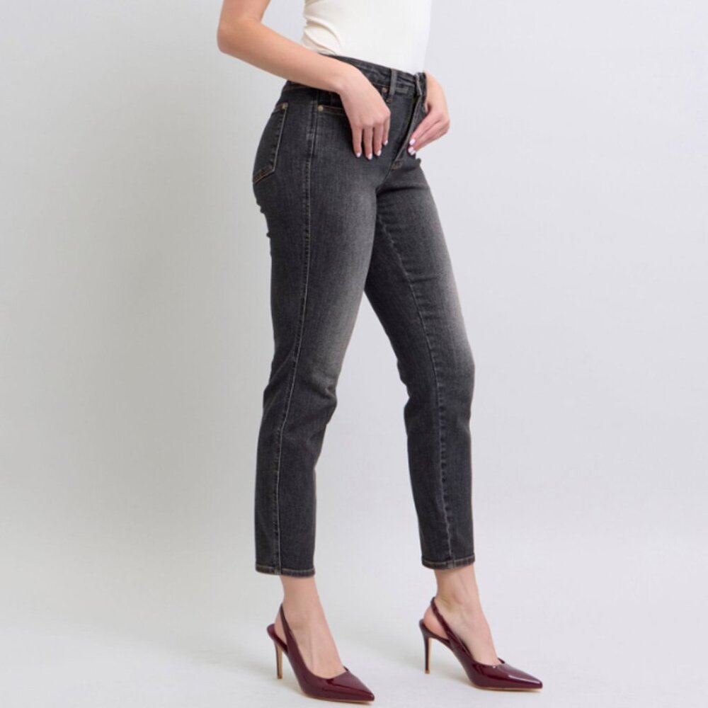 Judy Blue Mid Rise Tummy Control Comfort Slim Fit Jeans - Picture 2 of 3